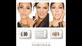 MAKEUP REVIEW KIM KARDASHIAN KHROMA BEAUTY REVIEW  HAUL [upl. by Nnaeinahpets292]