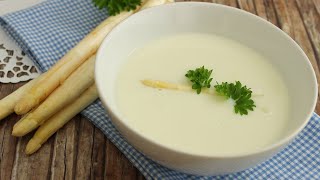 Spargelcremesuppe lecker aromatisch einfach selber machen [upl. by Reggis]