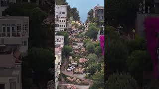 Lombard Street  It is worlds crookedest road located in San Franciscoदुनिया की सबसे टेढ़ी सड़क [upl. by Tterraj]