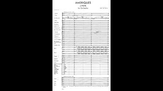 Edgard Varèse  Amériques 1929 Version Audio  Full Score [upl. by Nwahsyar584]