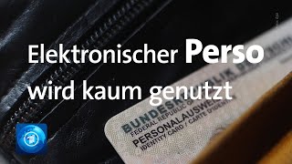 10 Jahre elektronischer Personalausweis Deutsche nutzen digitale Funktionen bisher kaum [upl. by Ewart470]