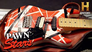 Pawn Stars Van Halen Collection Includes AUTOGRAPHED Guitar Season 21 [upl. by Singhal]