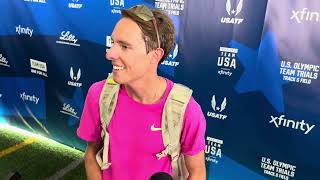 Cooper Teare after 2024 US Olympic Trials 5k final [upl. by Medora]