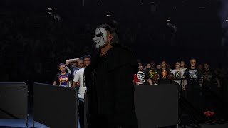 Halloween Havoc loser leaves town casket match Taker vs sting [upl. by Ahsirtak]