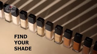 Dior Forever Skin Glow Foundation SPF 15 Shades for Light Skin 2023 [upl. by Ellerrehs]