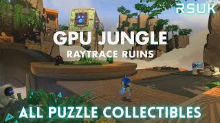 Astros Playroom  ALL Puzzle Piece Collectibles  GPU Jungle  Raytrace Ruins [upl. by Ateikan]