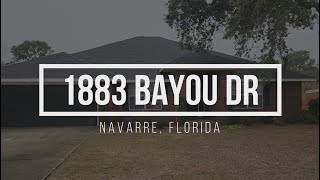 1883 Bayou Dr Navarre Florida [upl. by Laine]