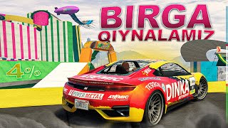 GTA5 ➔ BIRGA QIYNALAMIZ SKILL TEST 123  khivagame [upl. by Martel]