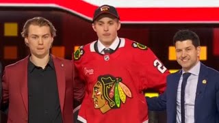 Blackhawks Select Artyom Levshunov No 2 Overall In 2024 NHL Draft [upl. by Charis]