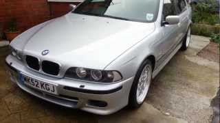 BMW 530I M SPORT E39 WALK ROUND [upl. by Ymer]