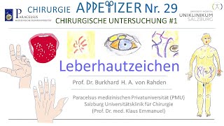 Leberhautzeichen CHIRURGIE APPetizer Nr29  Chirurgische Untersuchung Nr 1 [upl. by Gabrielle242]