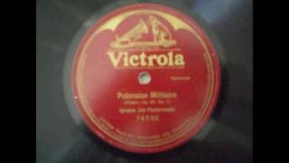 Paderewski Polonaise Militaire Chopin 78  rpm [upl. by Ahsirtak]