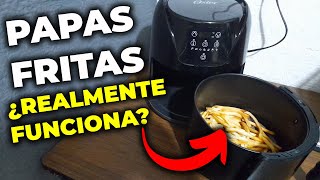 Como hacer papas fritas congeladas en freidora de aire oster  Probando la freidora por primera vez [upl. by Euqinor]