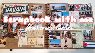 Journal with me  Havana Cuba Scrapbook [upl. by Christmas]