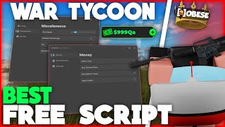 2024 FREE The BEST War Tycoon Script Steal Crate Auto Buy PadsRebirth Pads Auto Collect [upl. by Dale437]