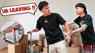 “IM MOVING OUT” PRANK ON MY BESTFRIEND ROOMATE HE CRIED [upl. by Maxine]