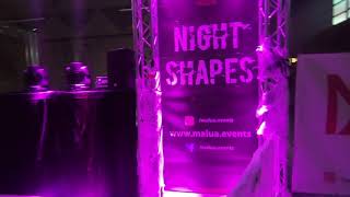 Veranstaltungstechnik Doku von MALUA Events  NIGHTSHAPES  Bessenbachhalle 26102019 Dokumentation [upl. by Geminius]