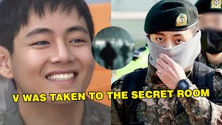 Why Was V BTS Led to a Secret Room His Senior’s Surprising Intervention Revealed [upl. by Ailerua]