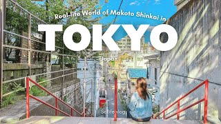 World of Makoto Shinkai in Tokyo Japan Your name Garden of words Weathering with you Japan Vlog [upl. by Greenfield]