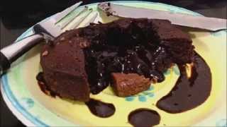 Easy Brownie Lava Cake  TMJ Cooks [upl. by Ayatnwahs404]