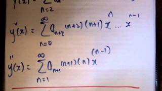 Differential Equations 4  Shifting Power Series Indices [upl. by Ledba]