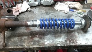 BMW E21 DIY adjustable coilover [upl. by Peppie]