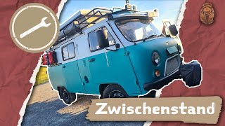 Zwischenstand 2  was haben wir an Stulle alles geändert  UAZ 452 Buchanka Allrad Bus Reisemobil [upl. by Greenwell]