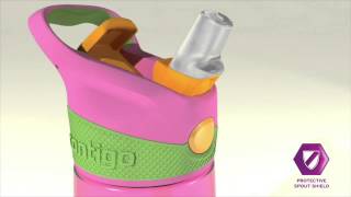 Contigo AUTOSPOUT® Kids Striker Water Bottle [upl. by Akemal]