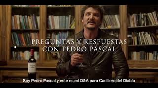 En Español Preguntas y Respuestas con Pedro Pascal para Casillero de Diablo [upl. by Akerahs]