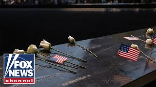 Biden Harris participate in a 911 ceremony at Ground Zero [upl. by Ailemor]