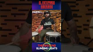 DRUM COVER  BLINDING LIGHTS  THE WEEKND  drumline Elsiberiano [upl. by Krute42]