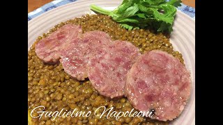 COTECHINO CON LENTICCHIE [upl. by Ramiah]