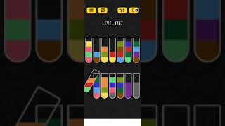 water sort puzzle  level 1787 [upl. by Teerell]