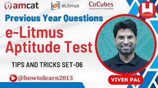 eLitmus PH Test Aptitude Questions and Answers  PYQs of eLitmus  eLitmus Test  Part06 [upl. by Harriott]