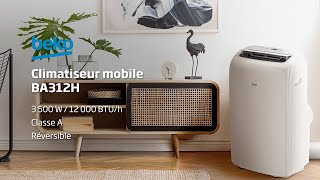 Beko  Climatiseur mobile réversible BA312H [upl. by Acinahs]