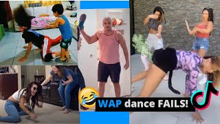 wap dance challenge FAILS🤣 TikTok compilation [upl. by Odraccir978]