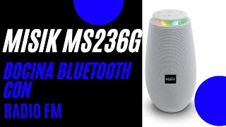 Bocina MISIK MS236G Bocina barata con Bluetooth y FM Amazon [upl. by Bonina933]