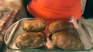 How to Make Baked Potatoes In the Oven NO TIN FOIL EASY Recipe [upl. by Eecats2]