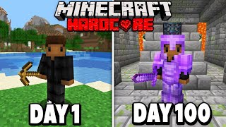 I Survived 100 Days in HARDCORE Minecraft Heres What Happened [upl. by Atilrac]