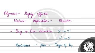 Explain the mechanism of DNA replication with the help of a replication fork What role does the [upl. by Koeppel114]