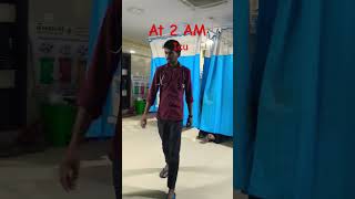 nursing student practice at 2 am icu deam icu room doctor life hospital duty nursingcollege [upl. by Bolitho]