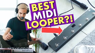 AMAZING MIDI CONTROLLER  PEDAL FOR LOOPING PERFORMANCES IN ABLETON LIVE  Full Performance Tutorial [upl. by Cheshire]