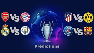 Pronostics Football et Scores Exacts Ligue des Champions des mardi amp mercredi 9 amp 10 Avril 2024 [upl. by Ahsirk]