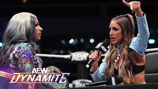 CEO vs DMD  Mercedes Moné and Britt Baker Sign the Contract for All In London 82124 AEW Dynamite [upl. by Elden]