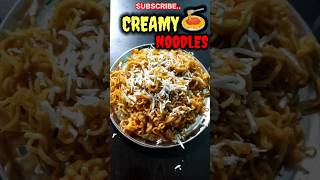 CREAMY🍜NOODLES shorts viral [upl. by Attelahs565]