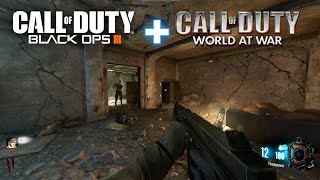 WAW weapons  Call of Duty Black ops 3 Zombies Nacht Der Untoten 3 [upl. by Bruis]