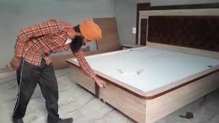 Bed and mini almari fitting pind dmodar punjab Carpanter gurjit Singh and kavljit Singh [upl. by Radferd]