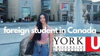 YORK UNIVERSITY STUDENT VLOG  study in canada [upl. by Atiugal]