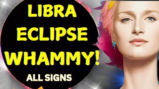 Libra solar eclipse 2024  ALL SIGNS [upl. by Nohtiek]