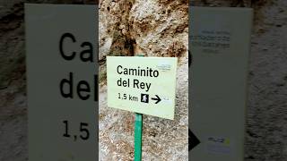 El Caminito del Rey Malaga Spain  tunnel Hike dangerous path on a cliff hike spain elcaminito [upl. by Horvitz]